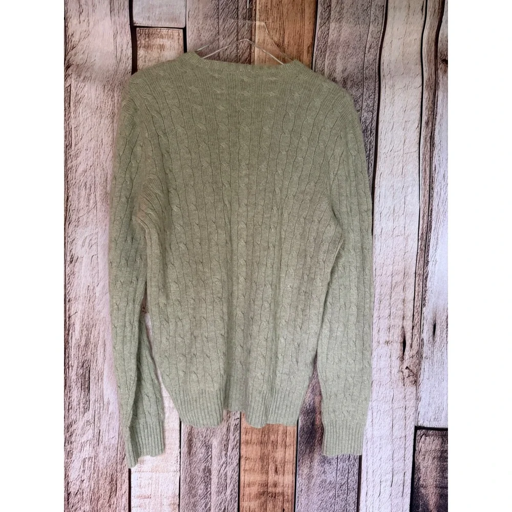 Polo Ralph Lauren Cashmere Cable‎ Knit Sweater Timeless Winter Preppy Luxury XL